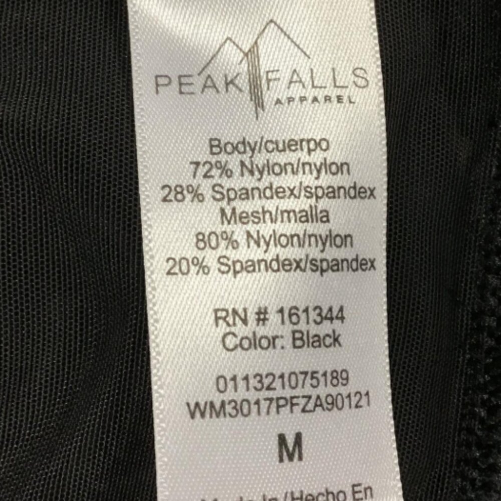 NWT Peak Falls Black Sports Bra - Picture 3 of 5